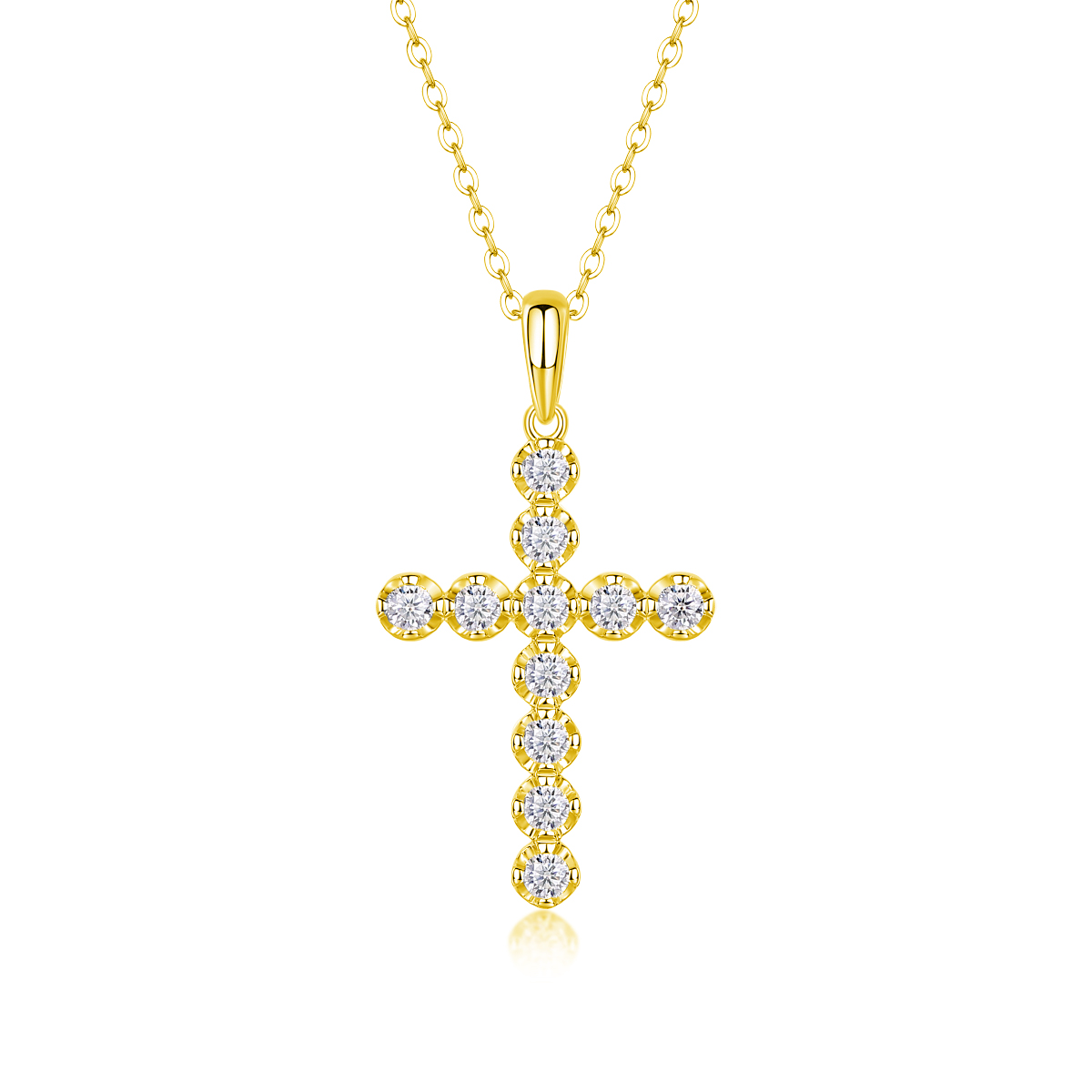 The Pendant Is A Fashionable And Trendy Accessory Set With Top-quality Moissanite Silver