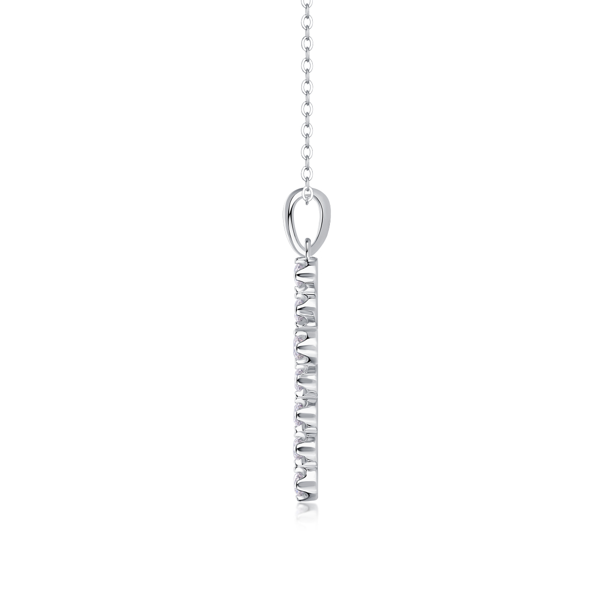 The Pendant Is A Fashionable And Trendy Accessory Set With Top-quality Moissanite Silver