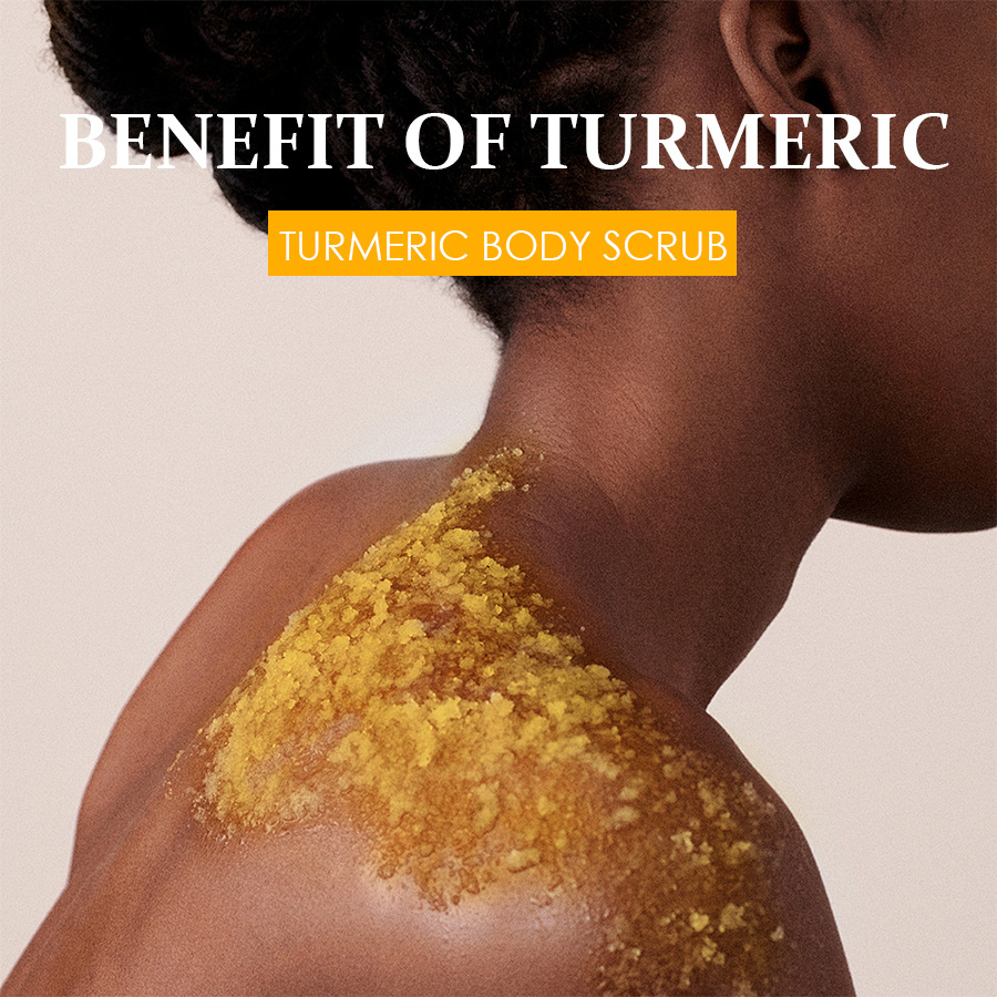 Turmeric Body Cleanser Facial Scrub Cleansing Oil Control Blackhead Remover Shrink Pores
