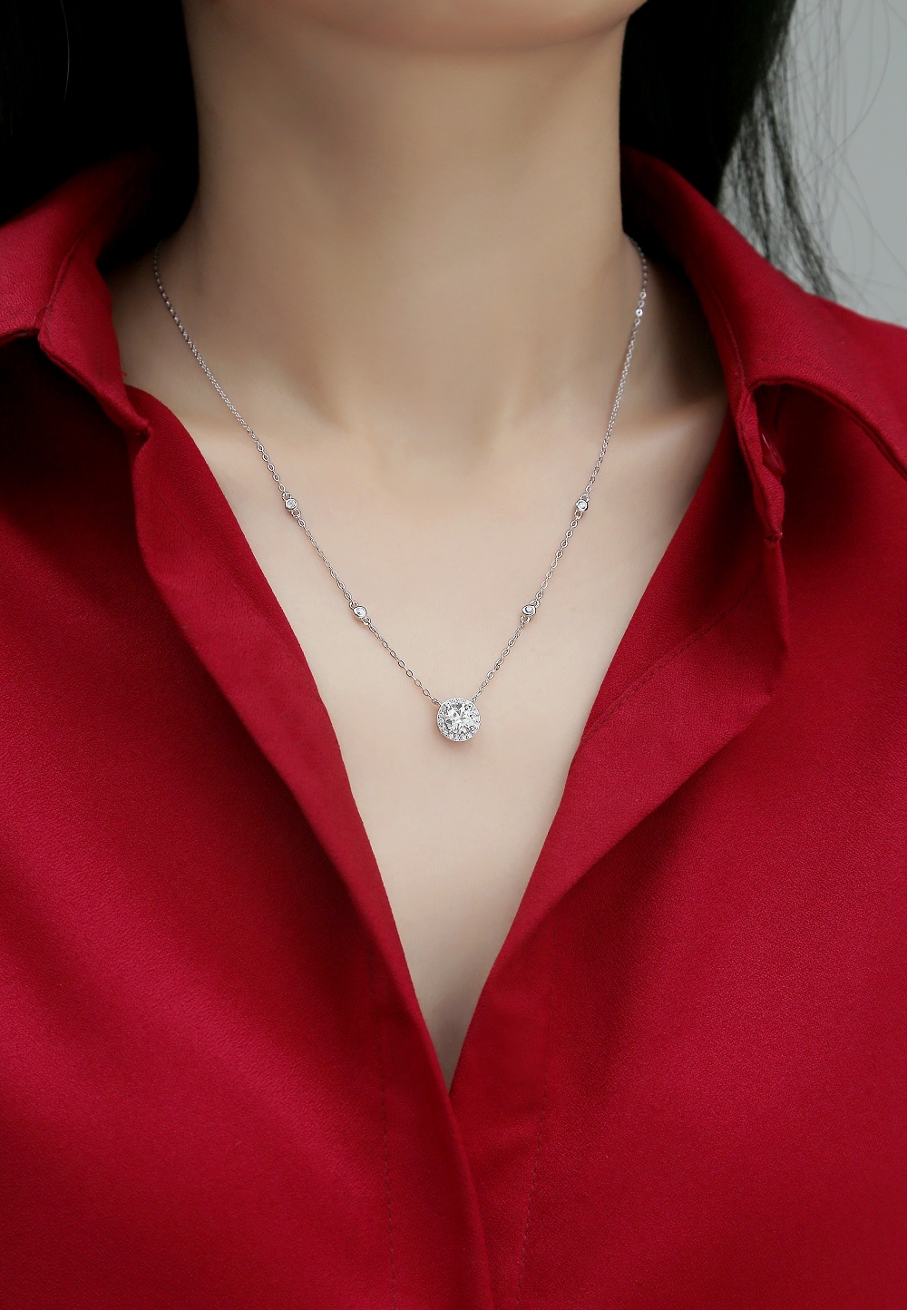 Twinkling Starlight - A Fashionable And Trendy Necklace Pendant Set With Top-quality