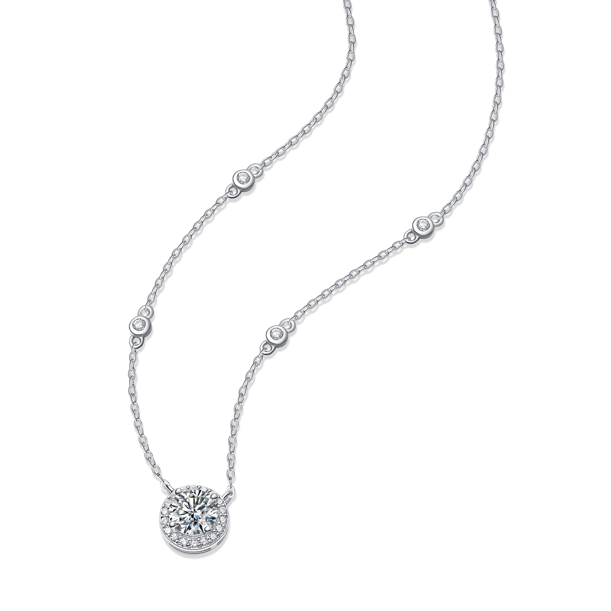 Twinkling Starlight - A Fashionable And Trendy Necklace Pendant Set With Top-quality