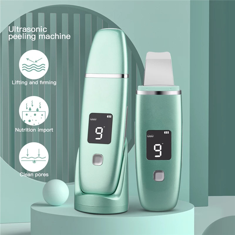 Ultrasonic Vibration Blackhead Remover Deep Cleansing Face Scrubber Pore Cleaner Lifting