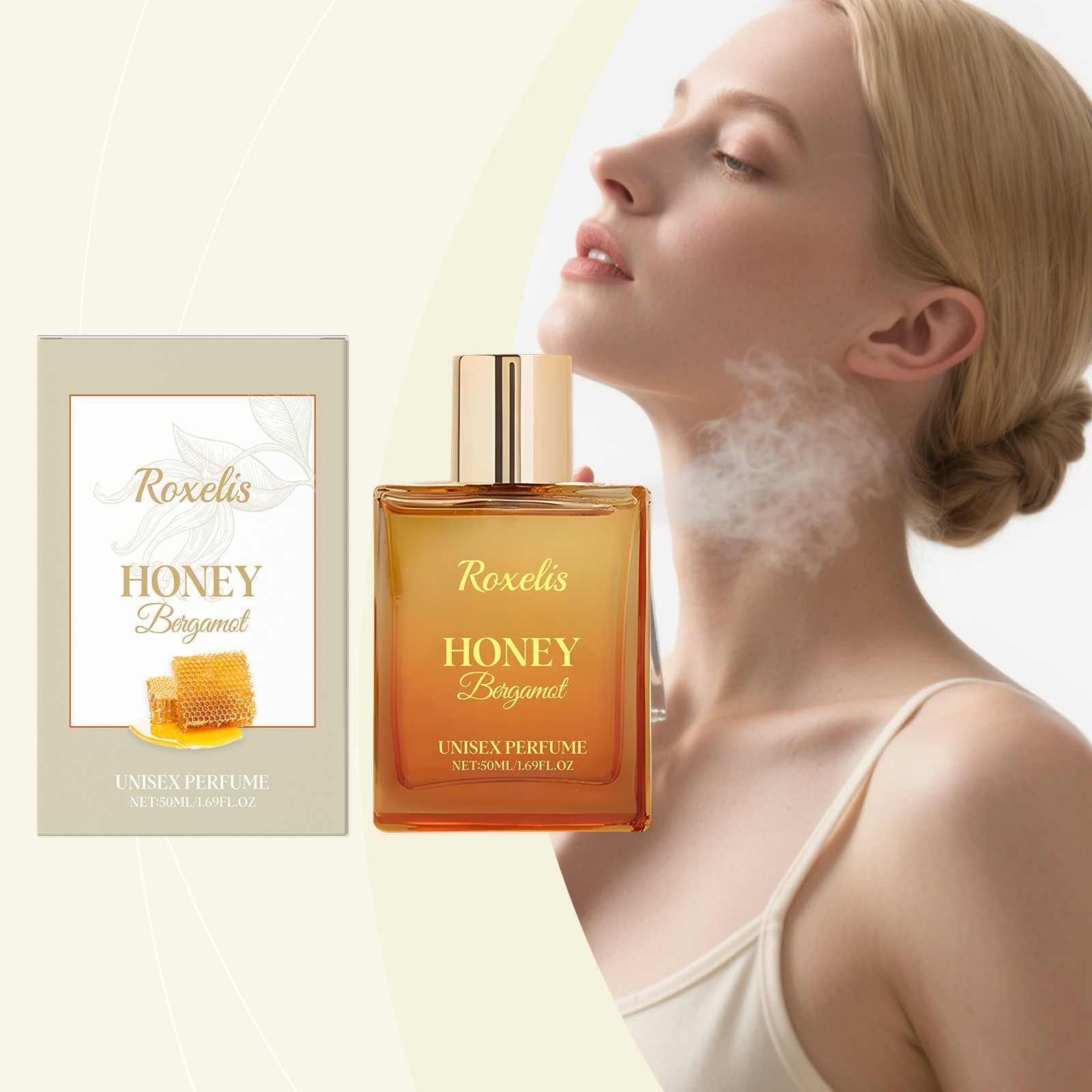 Unisex Honey Bergamot Perfume Long-Lasting Light & Fresh-fragrance Subtle & Elegant Scent