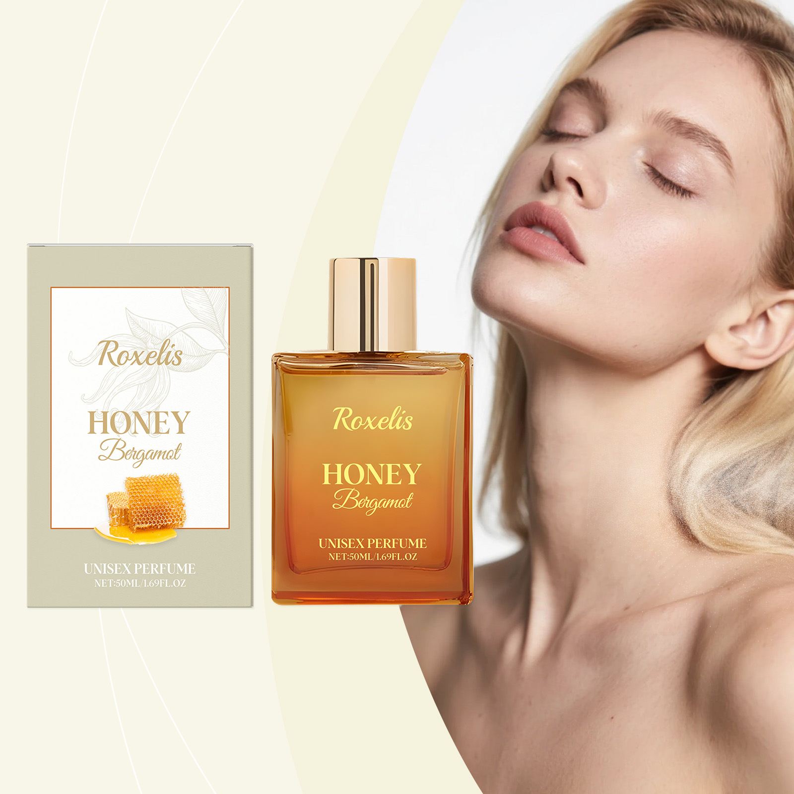 Unisex Honey Bergamot Perfume Long-Lasting Light & Fresh-fragrance Subtle & Elegant Scent