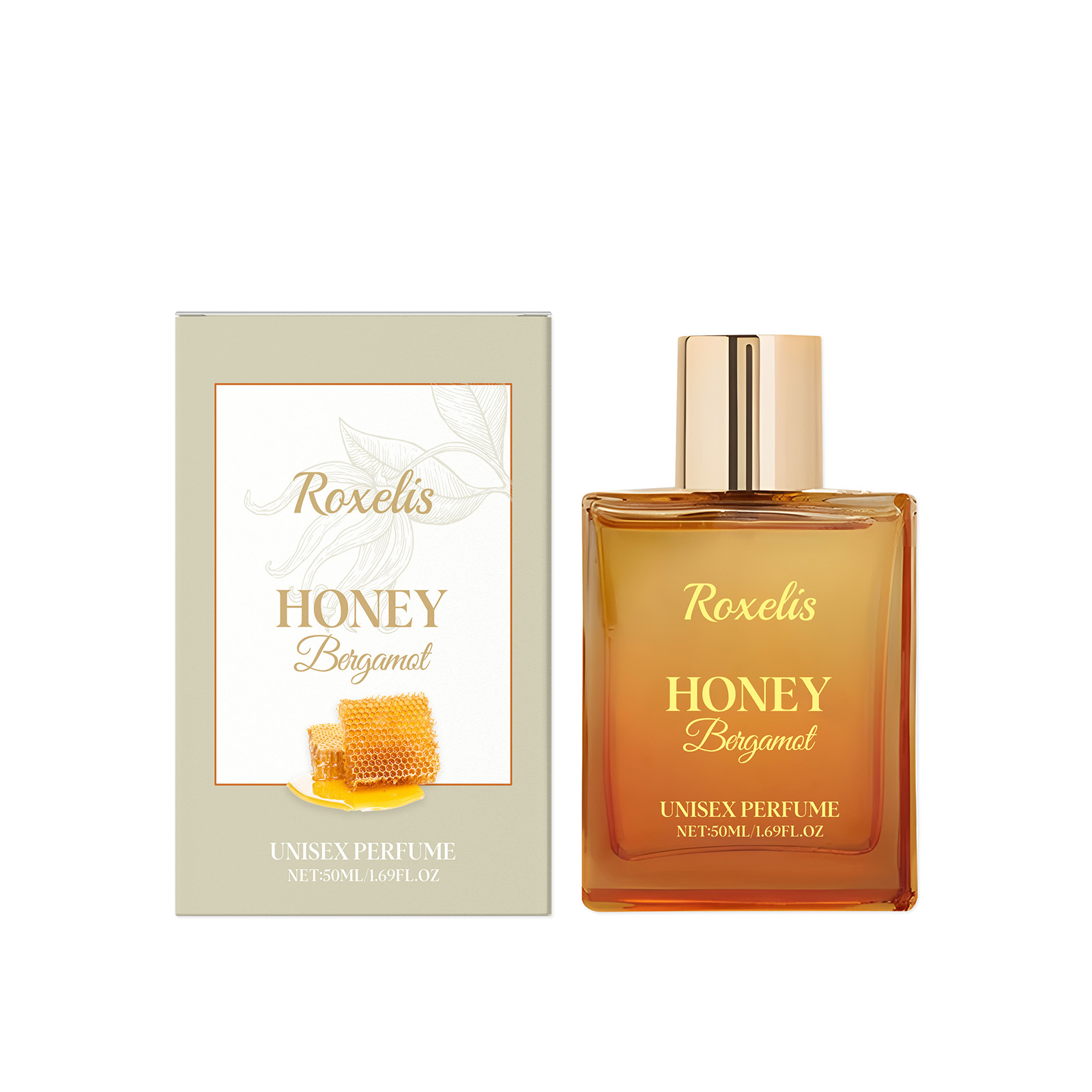 Unisex Honey Bergamot Perfume Long-Lasting Light & Fresh-fragrance Subtle & Elegant Scent