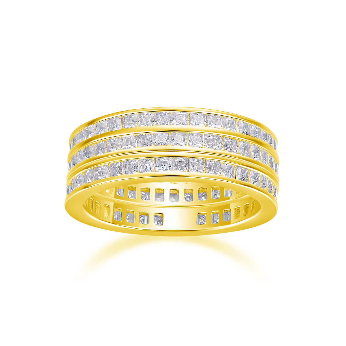 Unrestrained Growth - A Wedding Ring Set With Top-quality Moissanite Silver And