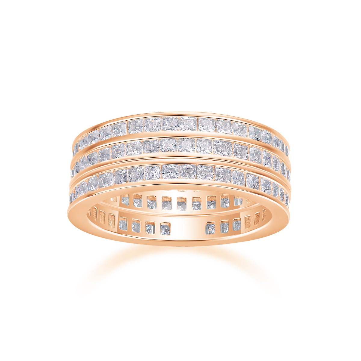 Unrestrained Growth - A Wedding Ring Set With Top-quality Moissanite Silver And