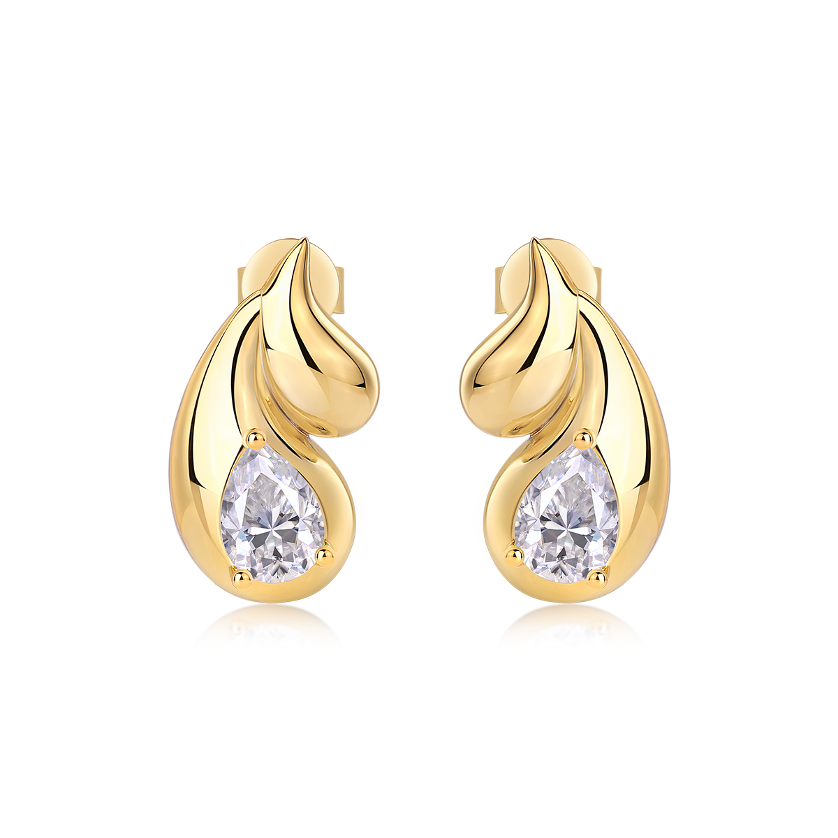 Water Drop - Premium Moissanite Luxury Fashion Light Luxury Jewelry Silver Stud Earrings