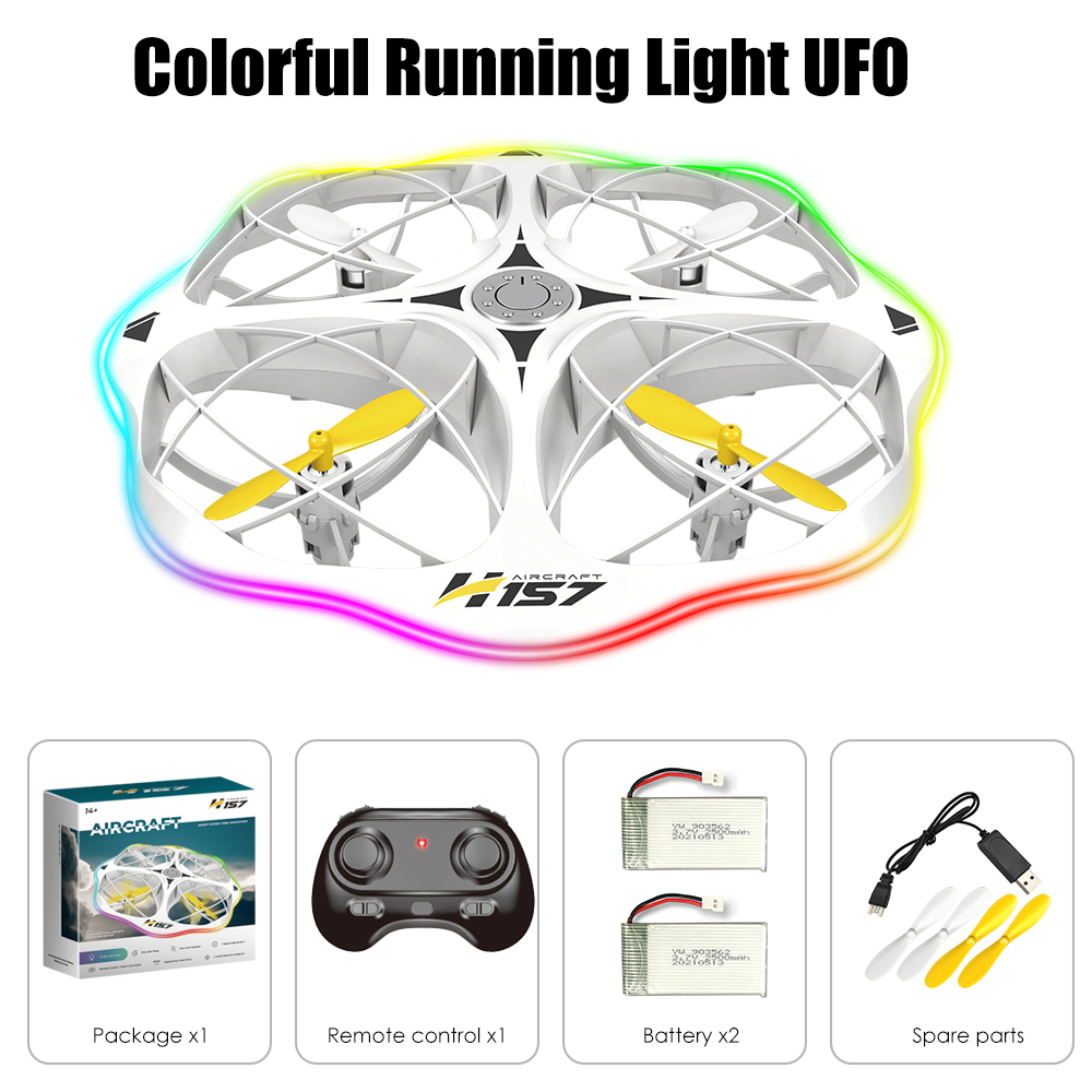 White Dual Electric Drone