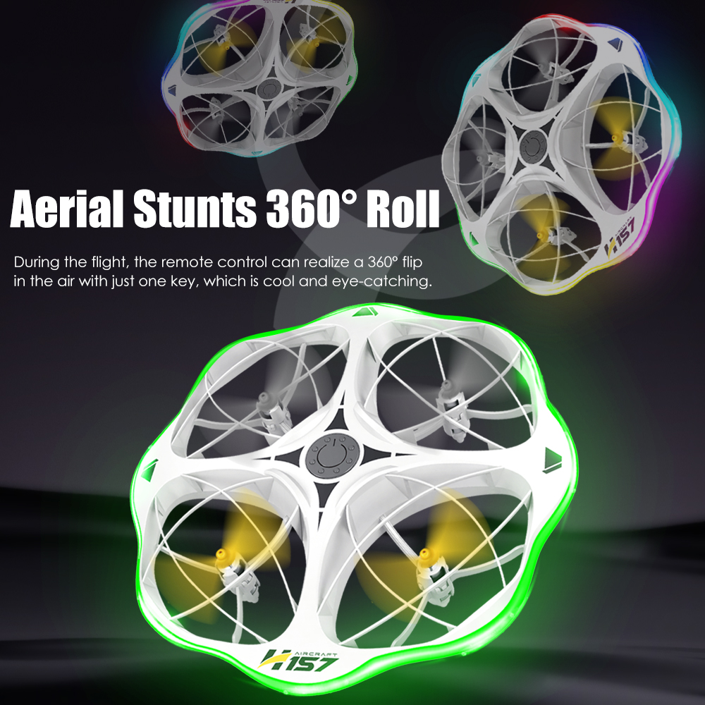White Dual Electric Drone