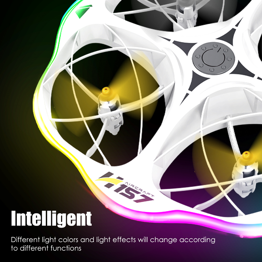 White Dual Electric Drone