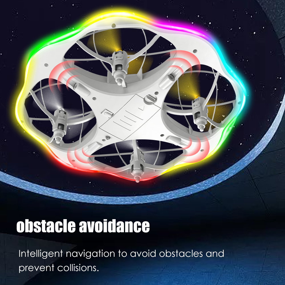 White Dual Electric Drone