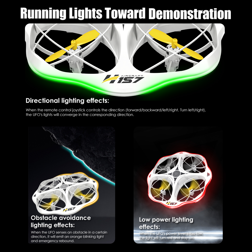 White Dual Electric Drone