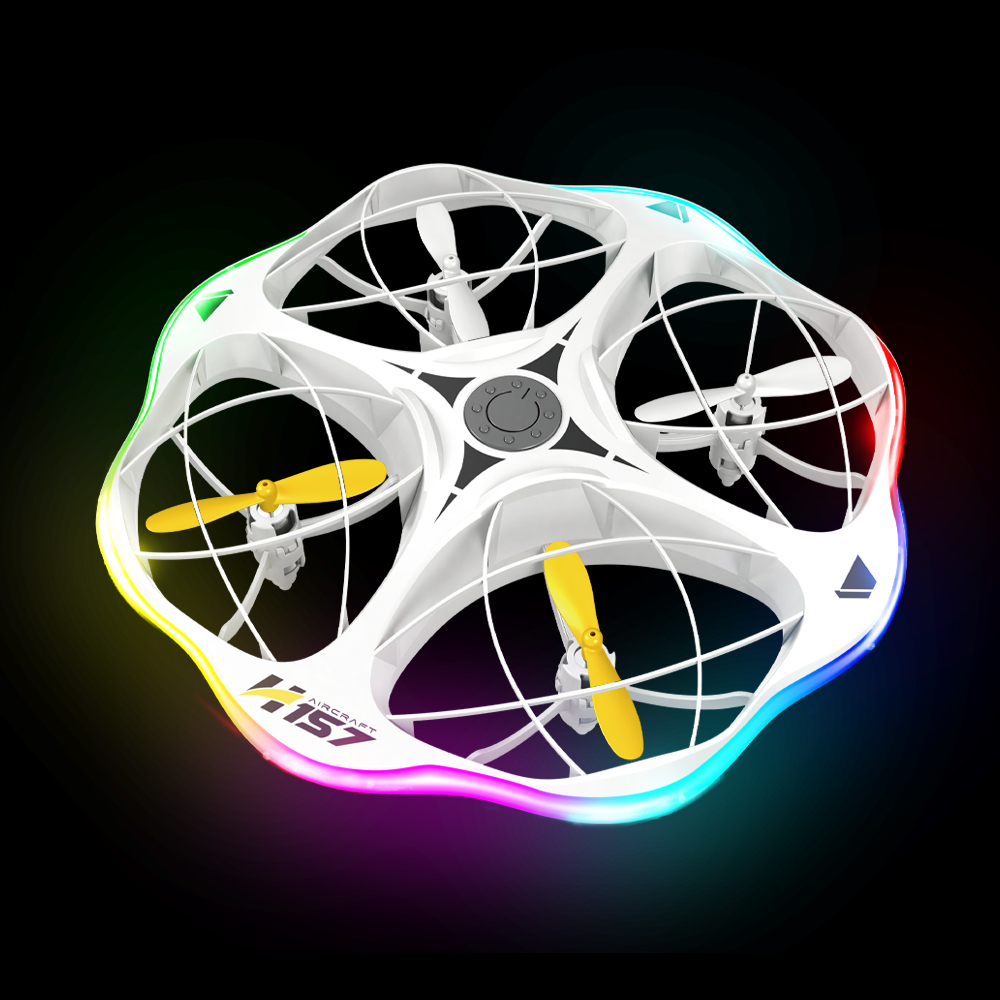 White Dual Electric Drone