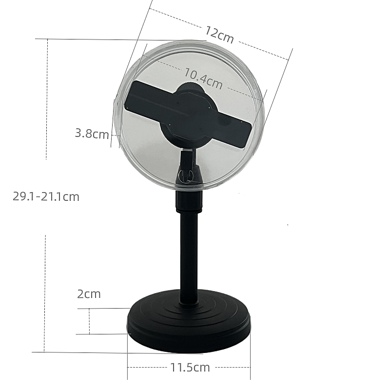 Wiilala Disesktop 3D Holographic Fan, 4.72 Inch With WiFi Projector, Built-in Video - HD