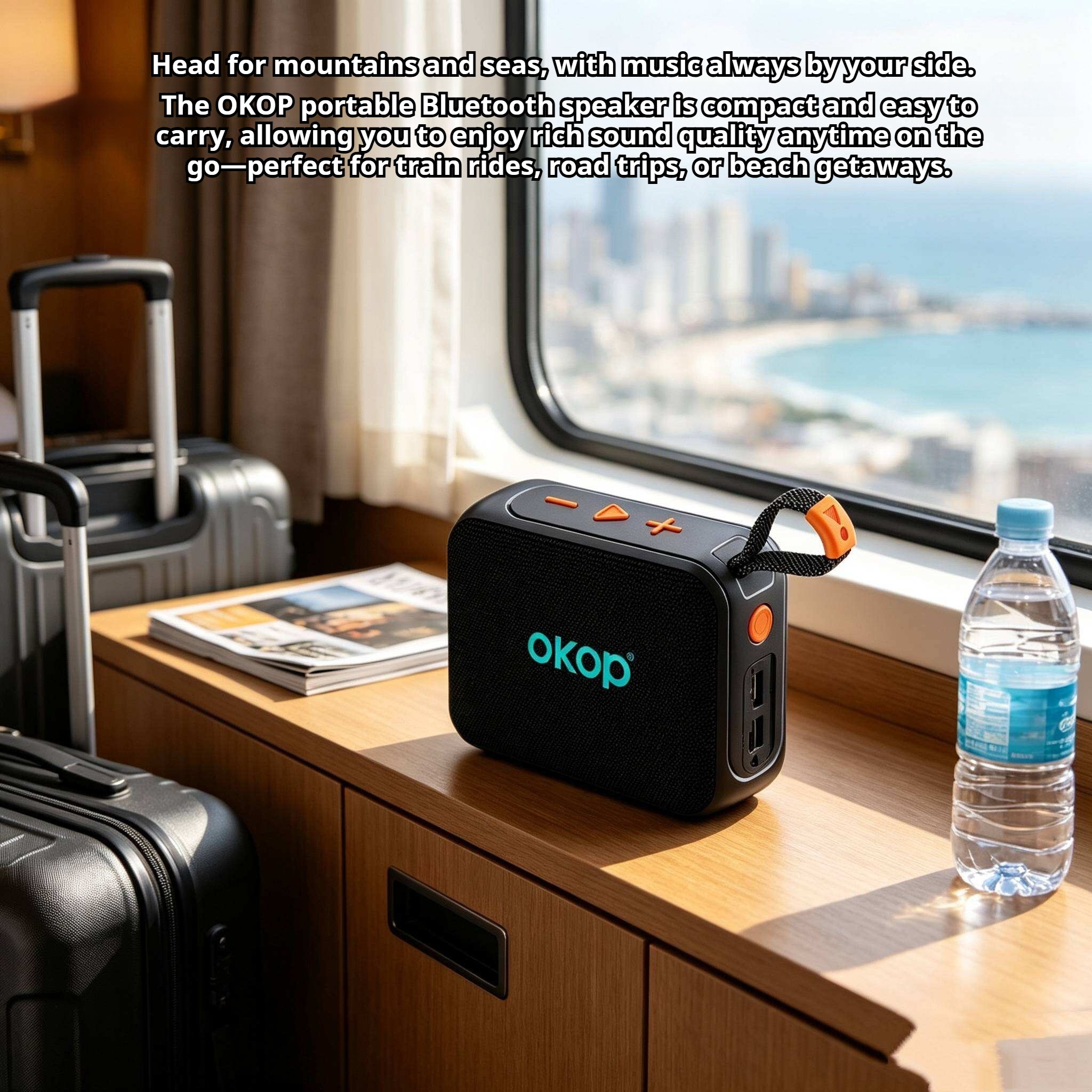 Wireless Bluetooth Speaker Portable Handle RGB Lighting Suitable For Outdoor Use