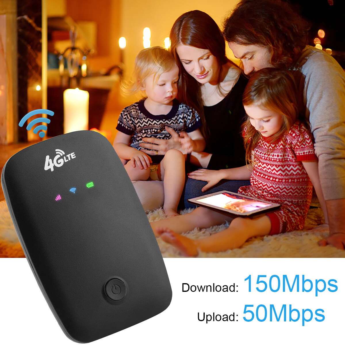 Drahtlose WLAN-4G-LTE-Router, freigeschalteter mobiler Breitband-Modem-Hotspot