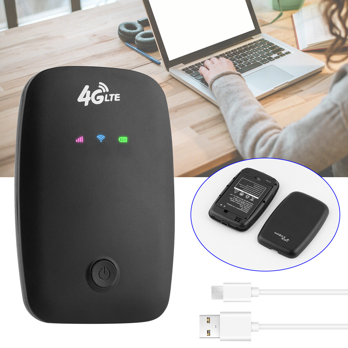 Drahtlose WLAN-4G-LTE-Router, freigeschalteter mobiler Breitband-Modem-Hotspot