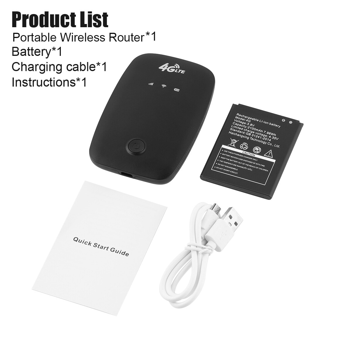 Drahtlose WLAN-4G-LTE-Router, freigeschalteter mobiler Breitband-Modem-Hotspot