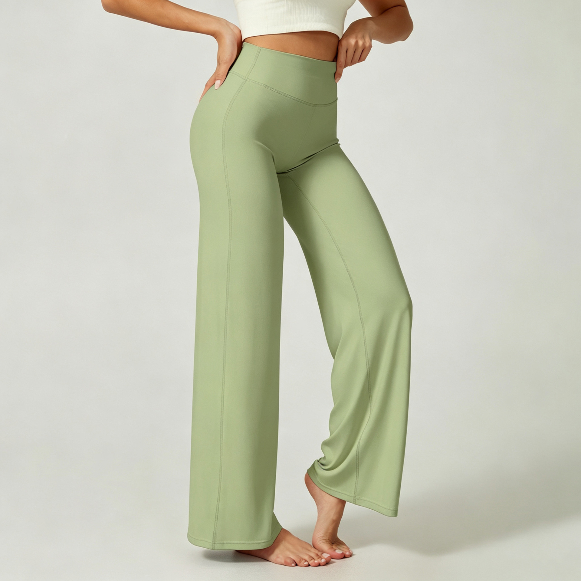 Women's Athletic Yoga Wide-leg Pants