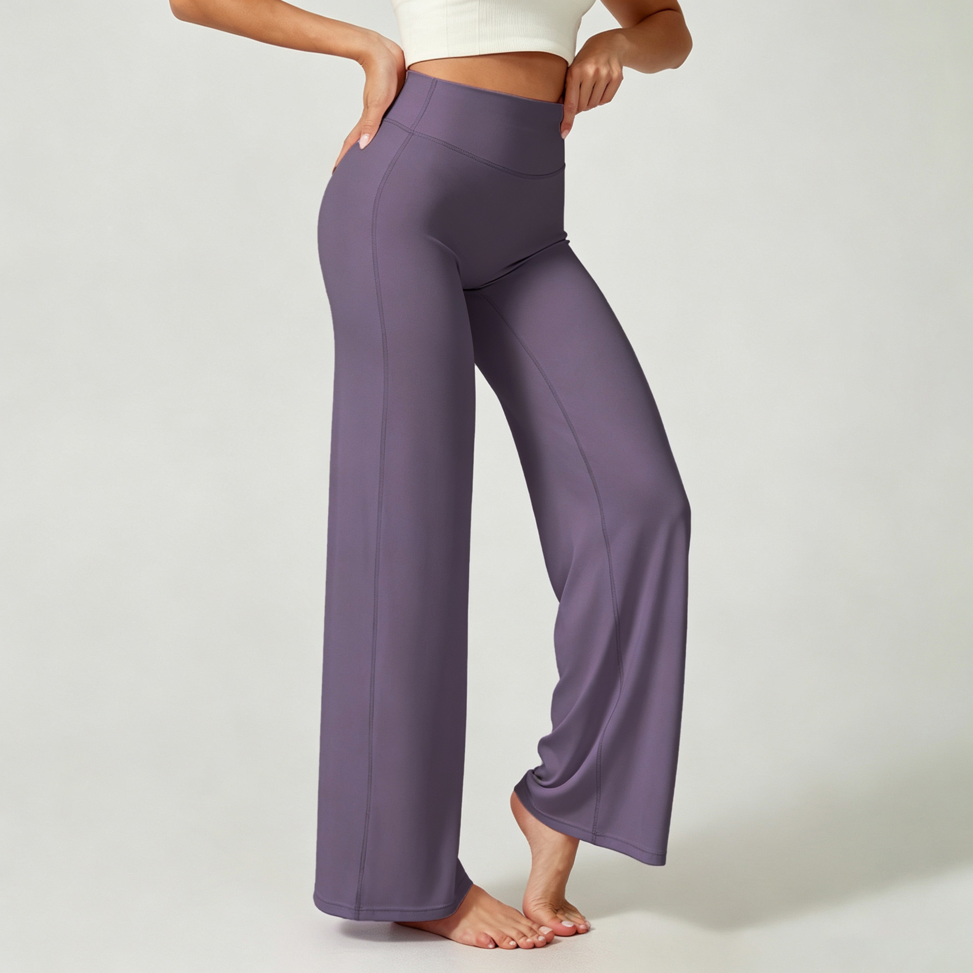 Women's Athletic Yoga Wide-leg Pants