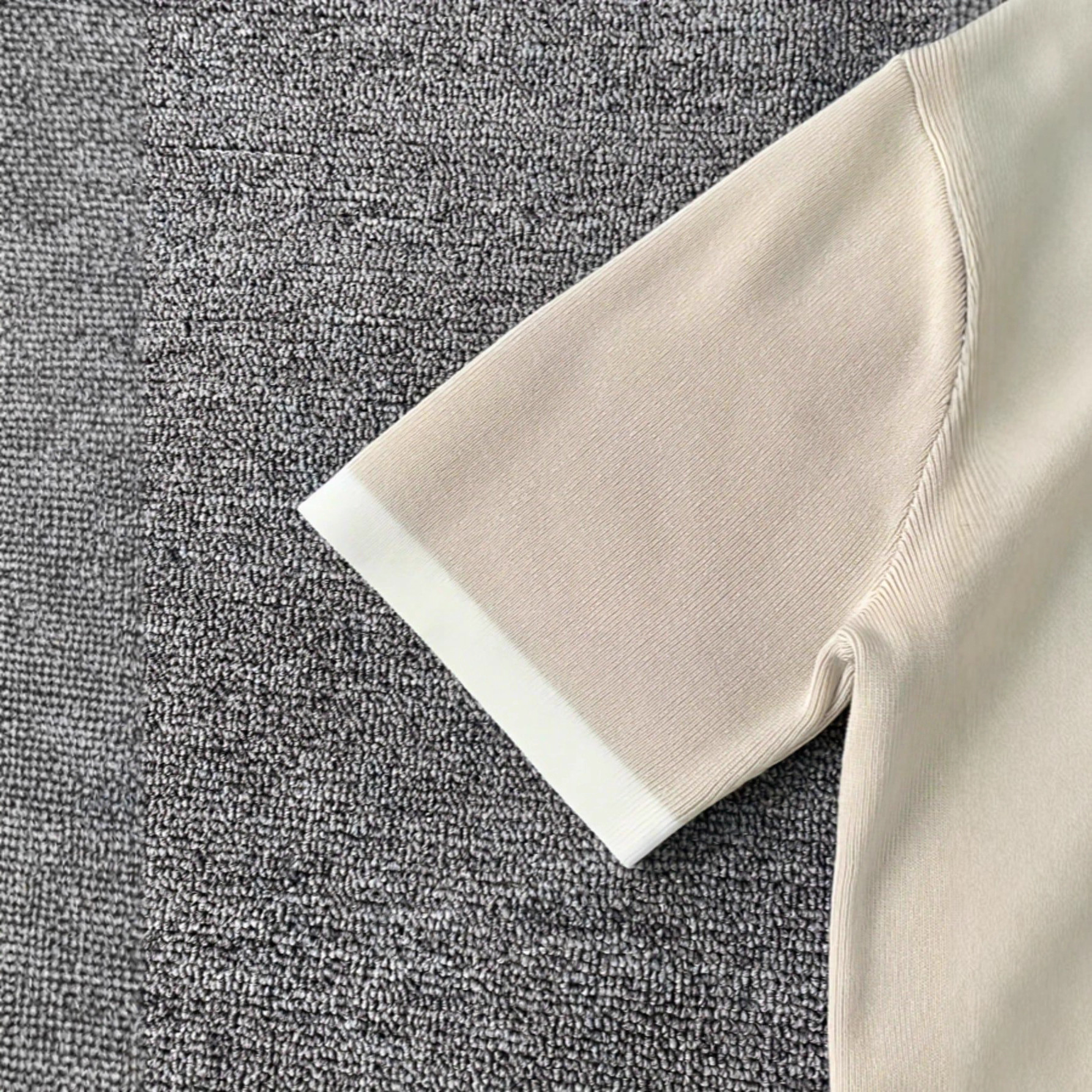 Women's Casual Lapel Knitted Short-Sleeve Top