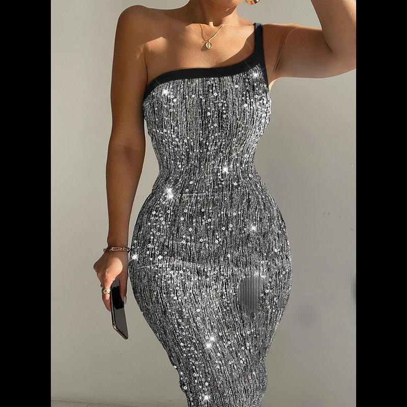 Lässiges, vielseitiges Damenkleid mit Spitzeneinsatz und langen Ärmeln