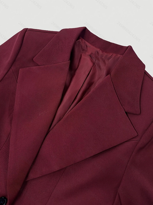 Women's Elegant Blazer For Business Casual Commuting, Autumn Women's Suit Jacket
