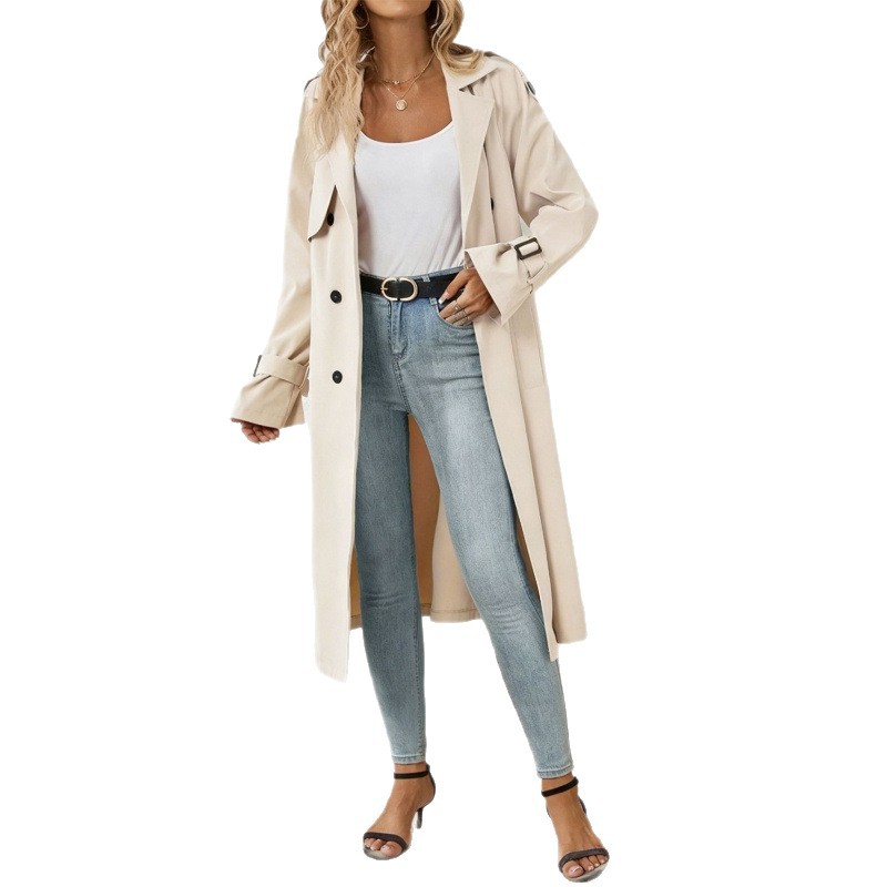 Women's Fallwinter Trench Coat Loose Fit