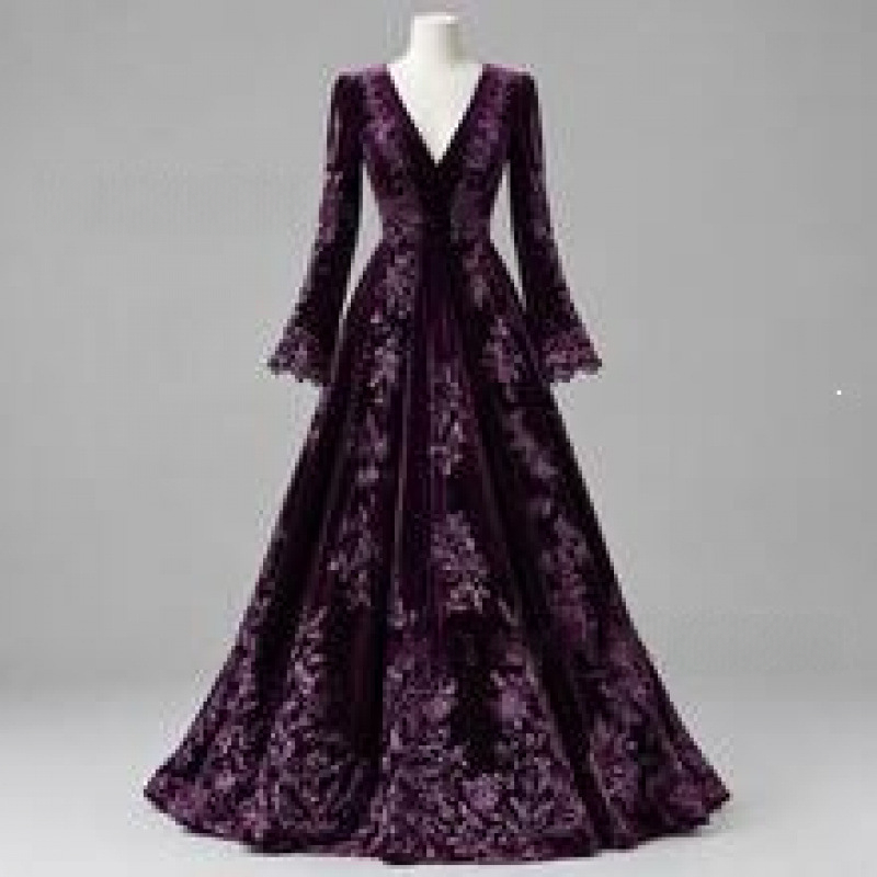 Women's Fashion Long Dress With A Fairy-like Vibe Featuring Digital Print