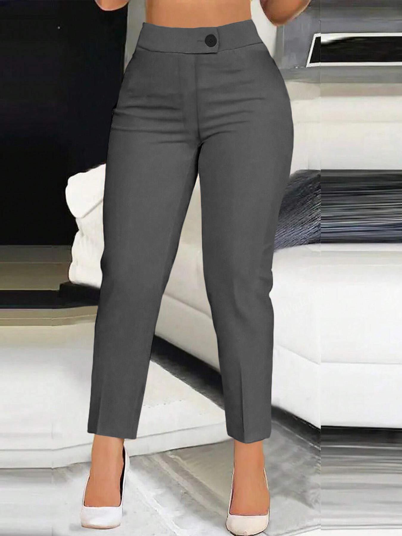 Women's High Waisted Ankle Pants