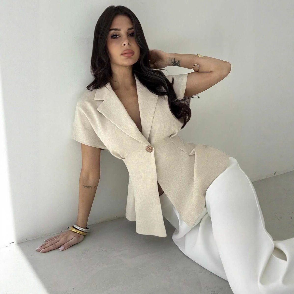Women's Solid-color Tops
