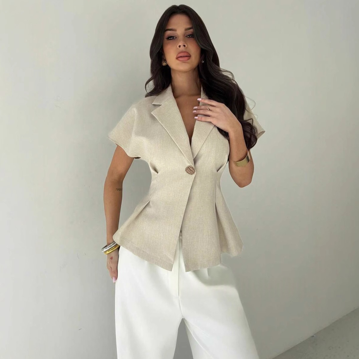 Women's Solid-color Tops