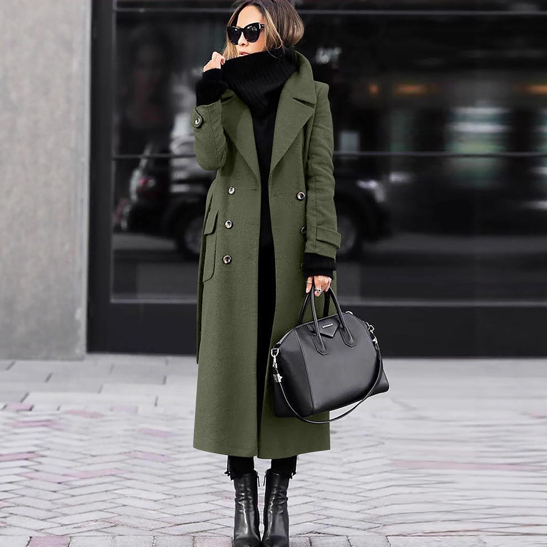 Women's Woolen Casual Fashion Coat Jacket