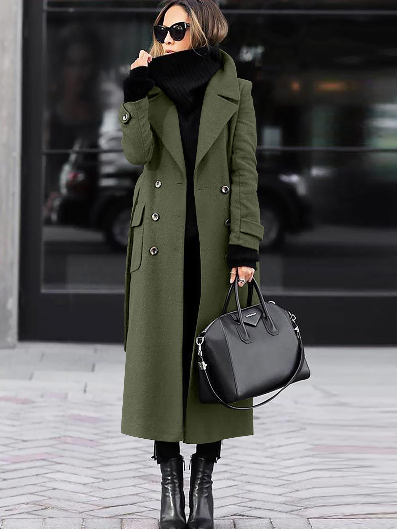 Women's Woolen Casual Fashion Coat Jacket