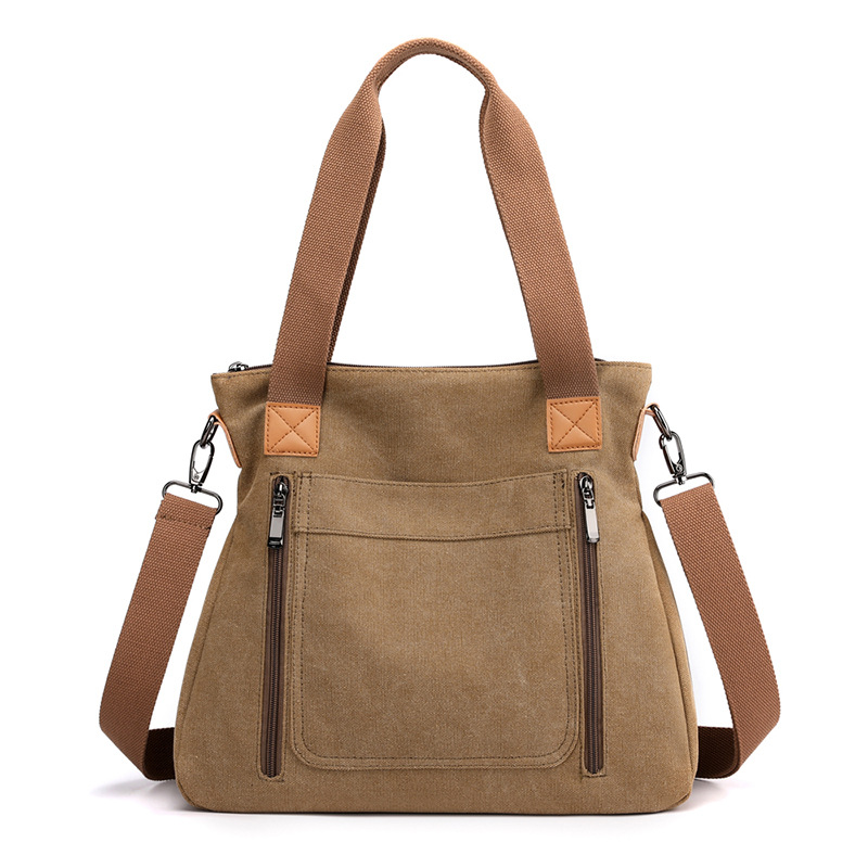 Women Totes All-match Portable Large-capacity Female Canvas Bag Female Casual Shoulder