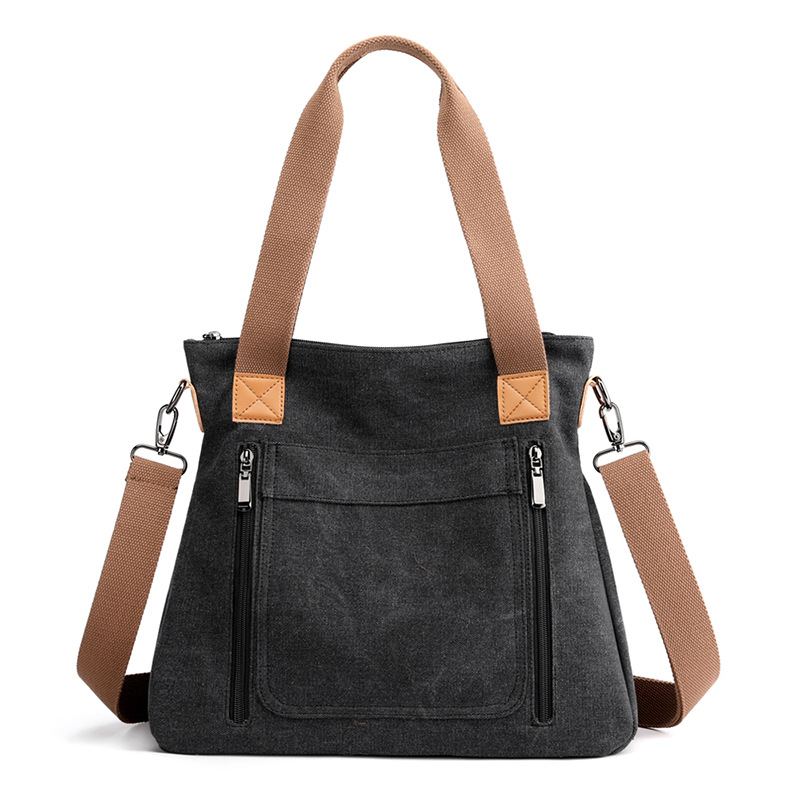 Women Totes All-match Portable Large-capacity Female Canvas Bag Female Casual Shoulder