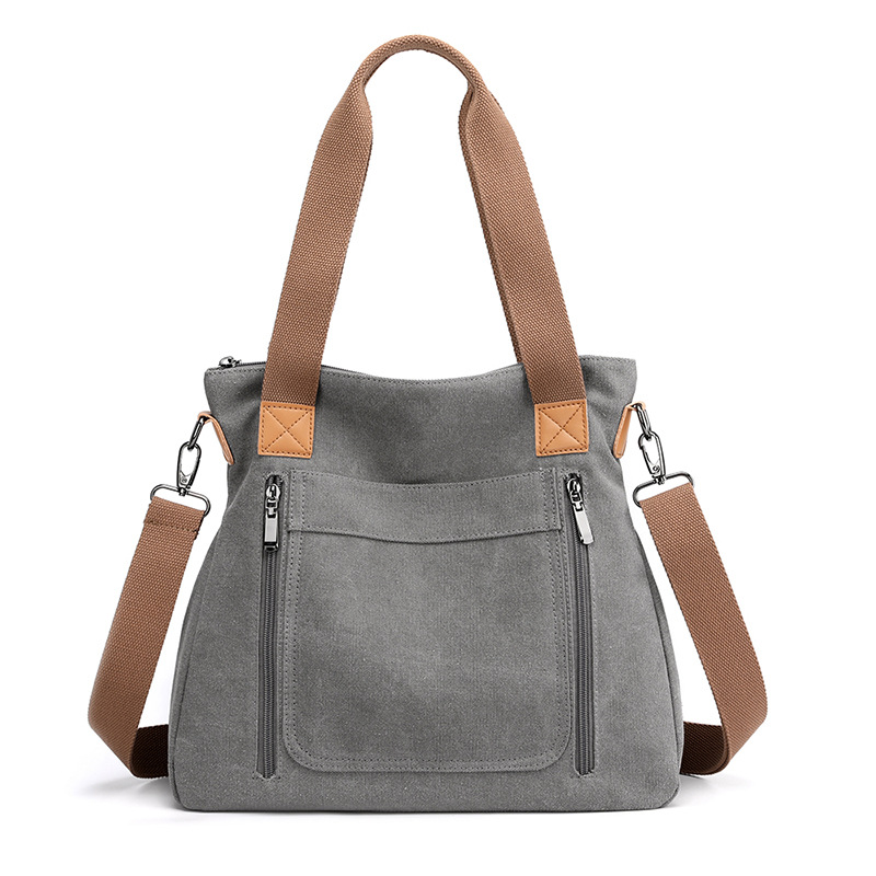 Women Totes All-match Portable Large-capacity Female Canvas Bag Female Casual Shoulder