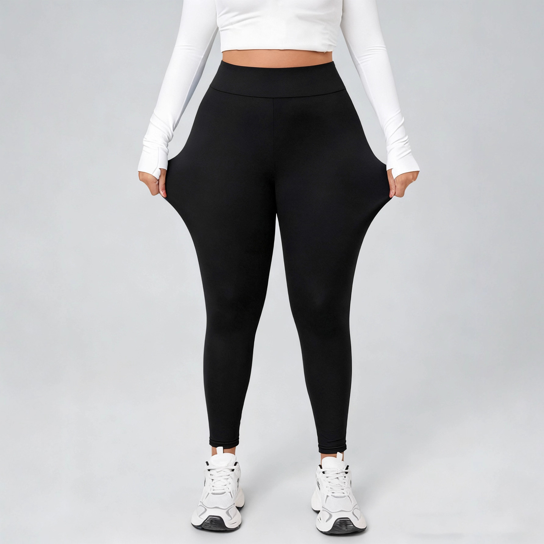 Womens Slim-fit Leggings Fashionable Casual Pants