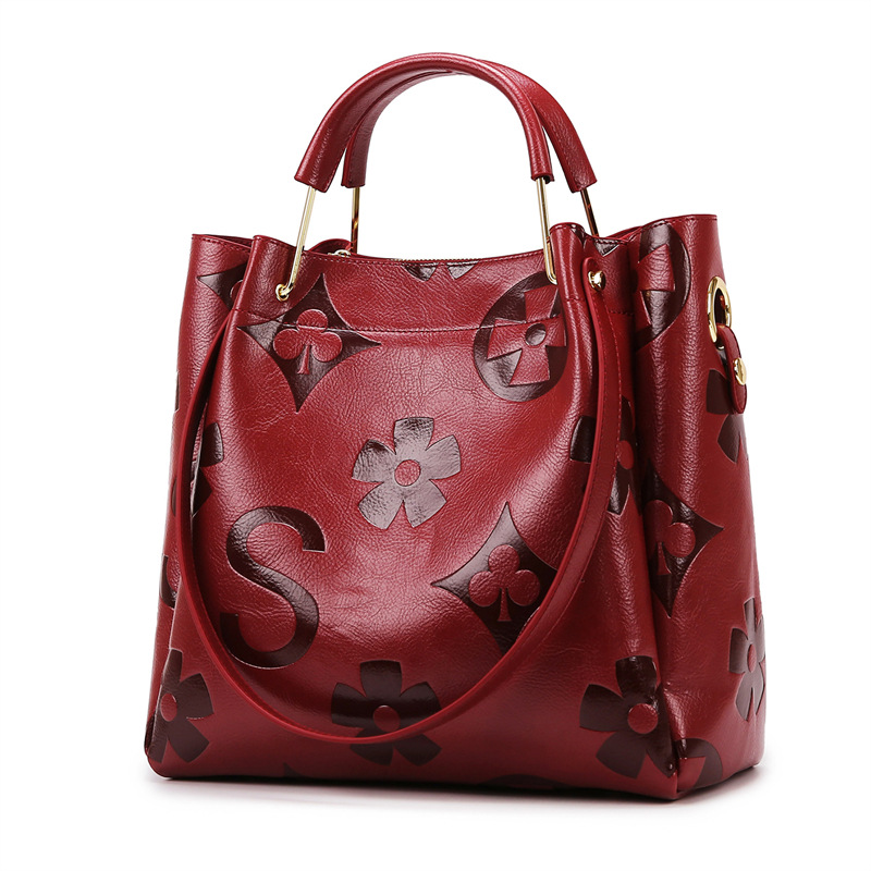 Womens Stylish Large-capacity Bucket Bag Set