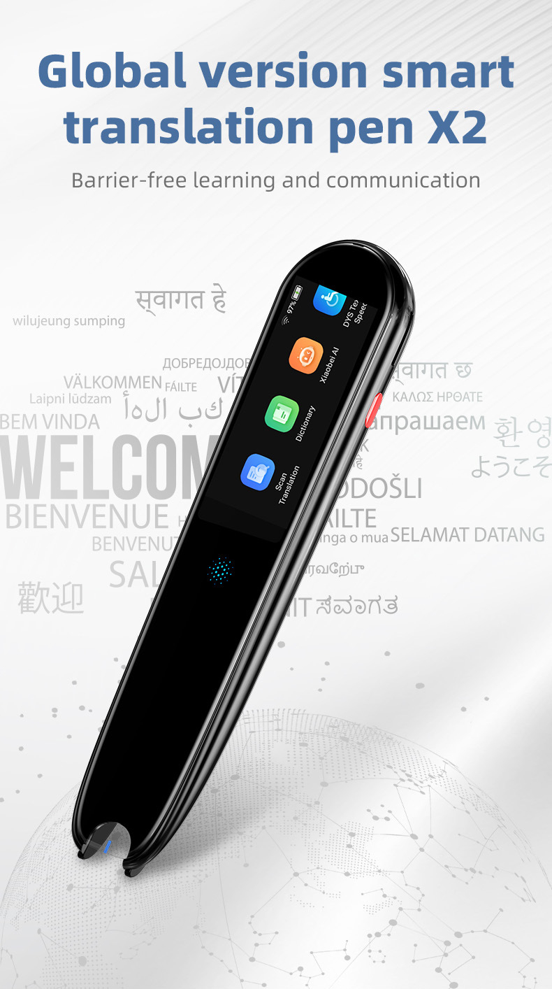 X2 International többnyelvű angol olvasás offline beszélőtoll