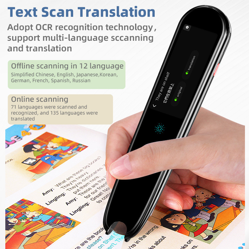 X2 internationaler mehrsprachiger Englisch-Leser offline sprechender Stift