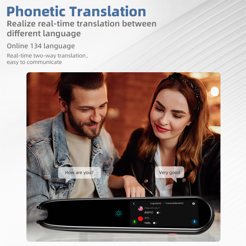 X2 internationaler mehrsprachiger Englisch-Leser offline sprechender Stift